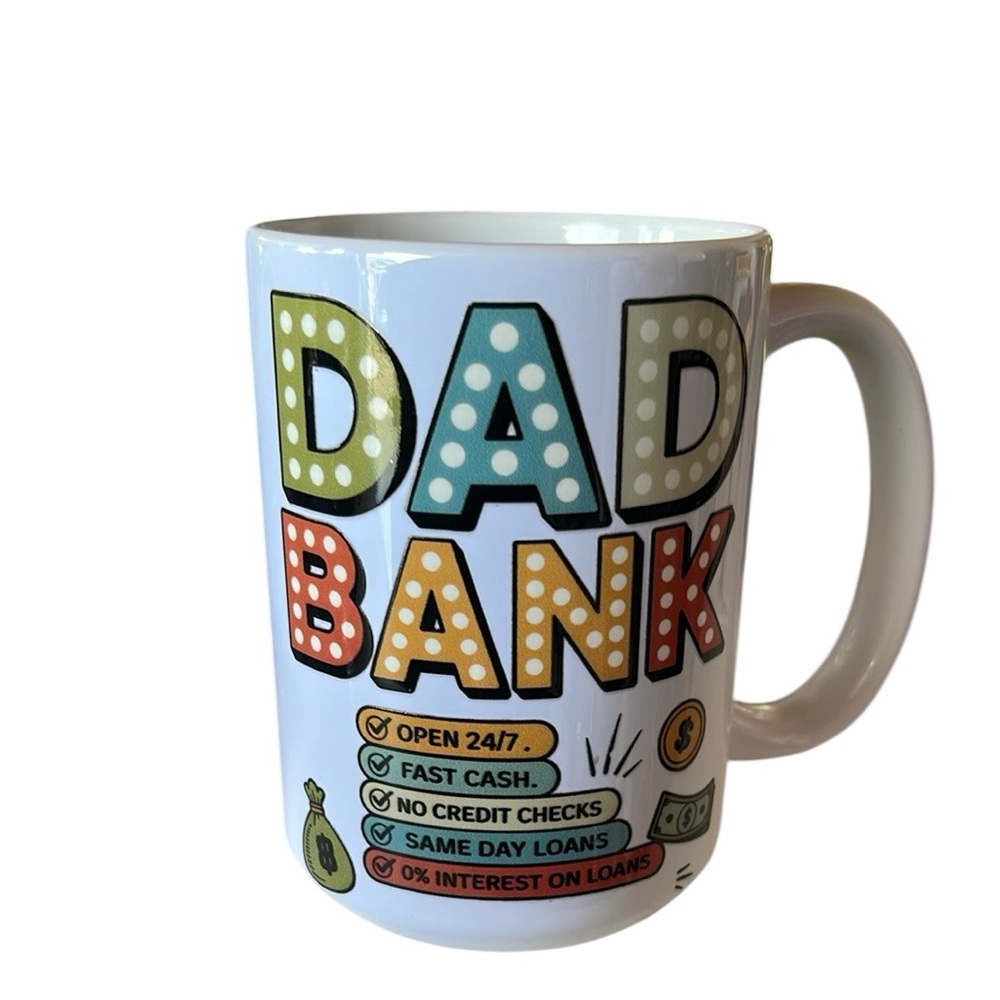 Dad Bank Mug - Multicolor
